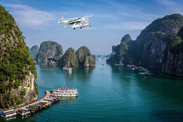 Hanoi to Halong Bay by seaplane