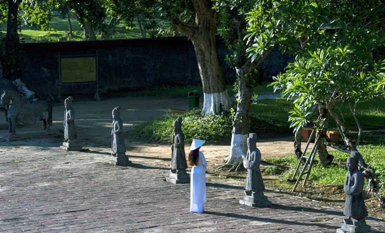Court yard of Minh Mang Tomb