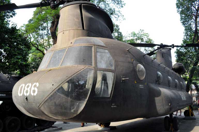 US helicopter in Vietnam War